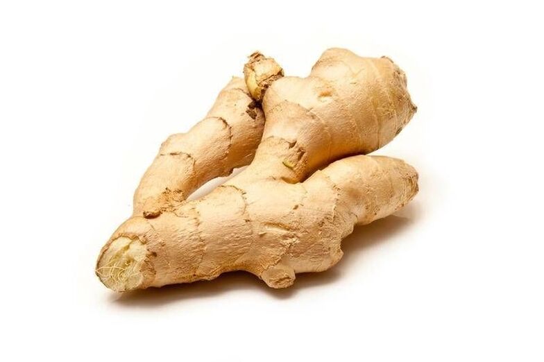 Ginger root against worms